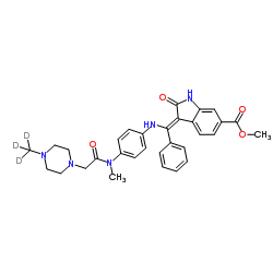 Nintedanib D3结构式