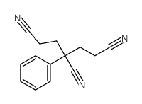 1,3,5-Pentanetricarbonitrile,3-phenyl- Structure