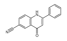4-oxo-2-phenyl-1H-quinoline-6-carbonitrile Structure