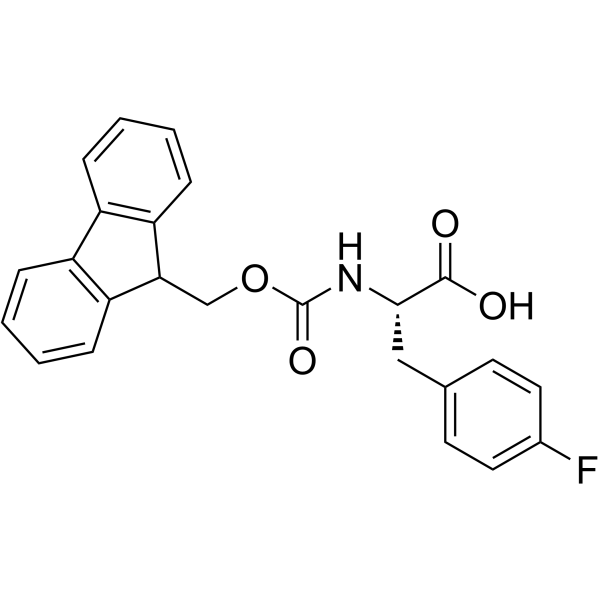 FMOC-L-4-氟苯丙氨酸结构式