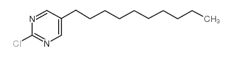 2-chloro-5-decylpyrimidine Structure