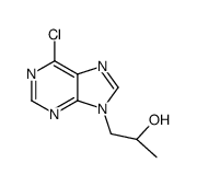 (R)-1-(6-氯-9H-嘌呤-9-基)-2-丙醇结构式