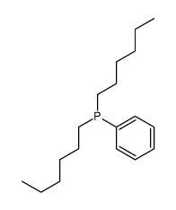 dihexyl(phenyl)phosphane Structure