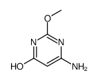6-氨基-2-甲氧基嘧啶-4-醇结构式