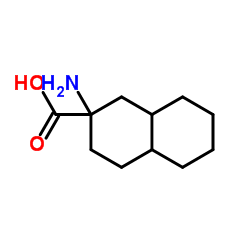 2-Aminodecahydro-2-naphthalenecarboxylic acid Structure