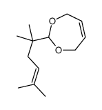 2-(2,5-dimethylhex-4-en-2-yl)-4,7-dihydro-1,3-dioxepine Structure