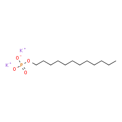 Dipotassium dodecyl phosphate Structure
