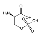 O-磺基-D-丝氨酸结构式