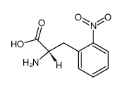 (2S)-2-amino-3-(2-nitrophenyl)propanoic acid结构式