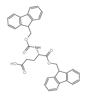 (S)-5-((9H-芴-9-基)甲氧基)-4-((((9H-芴-9-基)甲氧基)羰基)氨基)-5-氧代戊酸图片