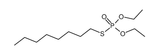 O,O-diethyl S-octyl phosphorothioate结构式