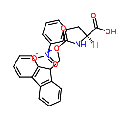 Fmoc-L-3-硝基苯丙氨酸结构式