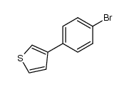 1-bromo-4-(3-thienyl)benzene Structure