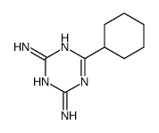6-cyclohexyl-1,3,5-triazine-2,4-diamine结构式