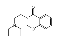 3-[2-(Diethylamino)ethyl]-2H-1,3-benzoxazin-4(3H)-one结构式