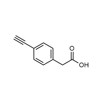 2-(4-乙炔基苯基)乙酸结构式
