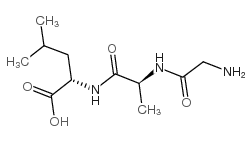 甘氨酰-L-丙氨酰-L-亮氨酸结构式