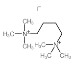 1,4-Butanediaminium,N1,N1,N1,N4,N4,N4-hexamethyl-, iodide (1:2) Structure