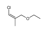(Z)-1-chloro-3-ethoxy-2-methyl-propene Structure