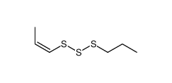 (E)-propenyl propyl trisulfide structure