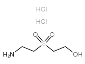 2-[(氨基乙基)砜基]乙醇盐酸盐结构式