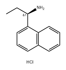(R)-1-(萘-1-基)丙-1-胺盐酸盐结构式