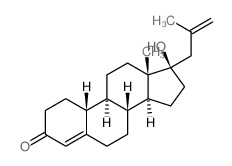 Estr-4-en-3-one,17-hydroxy-17-(2-methyl-2-propenyl)-, (17b)- (9CI)结构式