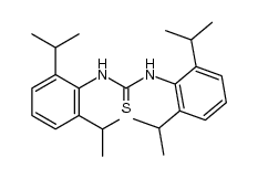 N,N'-bis(2,6-diisopropylphenyl)thiourea Structure