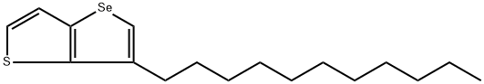 6-undecylselenopheno[3,2-b]thiophene structure