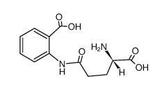 2-(γ-L-Glutamylamino)-benzoesaeure Structure