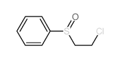 [(2-氯乙基)亚磺酰基]苯结构式