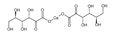 2-ketogluconic acid calcium salt structure