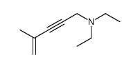 N,N-diethyl-4-methylpent-4-en-2-yn-1-amine Structure