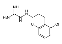 2-[3-(2,6-dichlorophenyl)propylamino]guanidine结构式