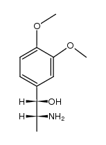 erythro-2-amino-1-(3,4-dimethoxyphenyl)propan-1-ol结构式