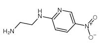 N-(5-硝基-2-吡啶基)-1,2-乙二胺结构式