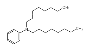 N,N-二辛基苯胺结构式