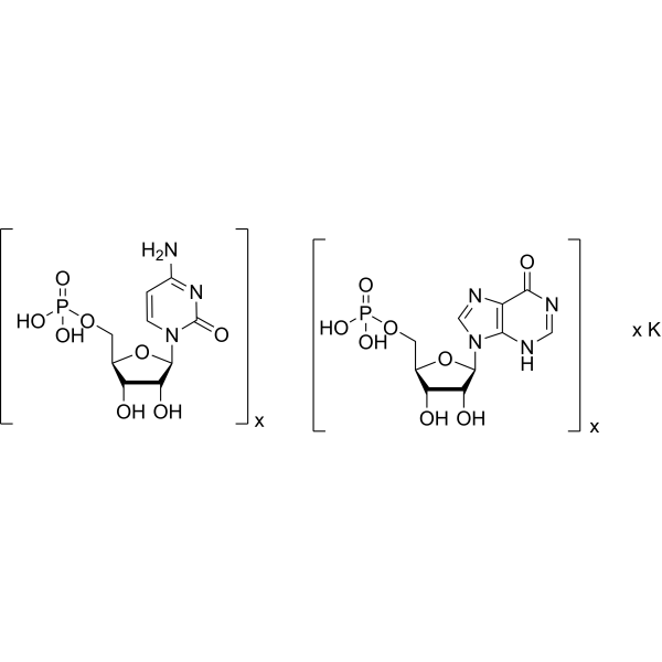 聚肌苷酸-聚胞苷酸 钾盐结构式