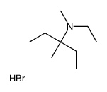 N-ethyl-N,3-dimethylpentan-3-amine,hydrobromide Structure
