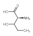 DL-β-羟基降缬氨酸结构式