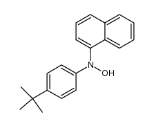 N-(4-(tert-butyl)phenyl)-N-(naphthalen-1-yl)hydroxylamine结构式