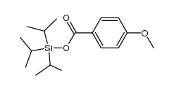 triisopropylsilyl 4-methoxybenzoate Structure
