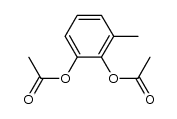3-methylpyrocatechol diacetate Structure