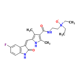 舒尼替尼N-氧化物结构式