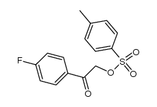 1-(4-Fluorophenyl)-2-(p-tolylsulfonyloxy)ethanone Structure