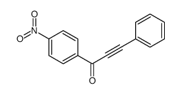 1-(4-nitrophenyl)-3-phenylprop-2-yn-1-one结构式