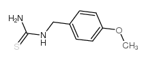 1-(对甲氧基苯基)-2-硫脲结构式