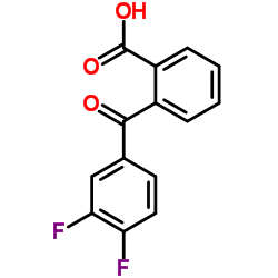 2-(3,4-Difluorobenzoyl)benzoic acid Structure