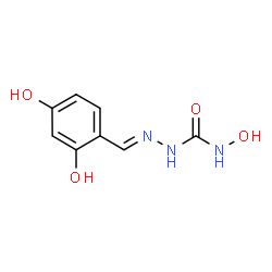 Hydrazinecarboxamide, 2-[(2,4-dihydroxyphenyl)methylene]-N-hydroxy- (9CI) picture