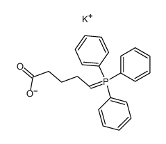 Potassium; 5-(triphenyl-λ5-phosphanylidene)-pentanoate Structure